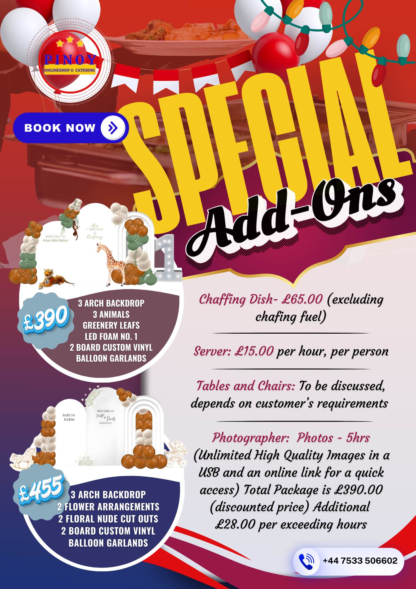 Event Catering Add-Ons